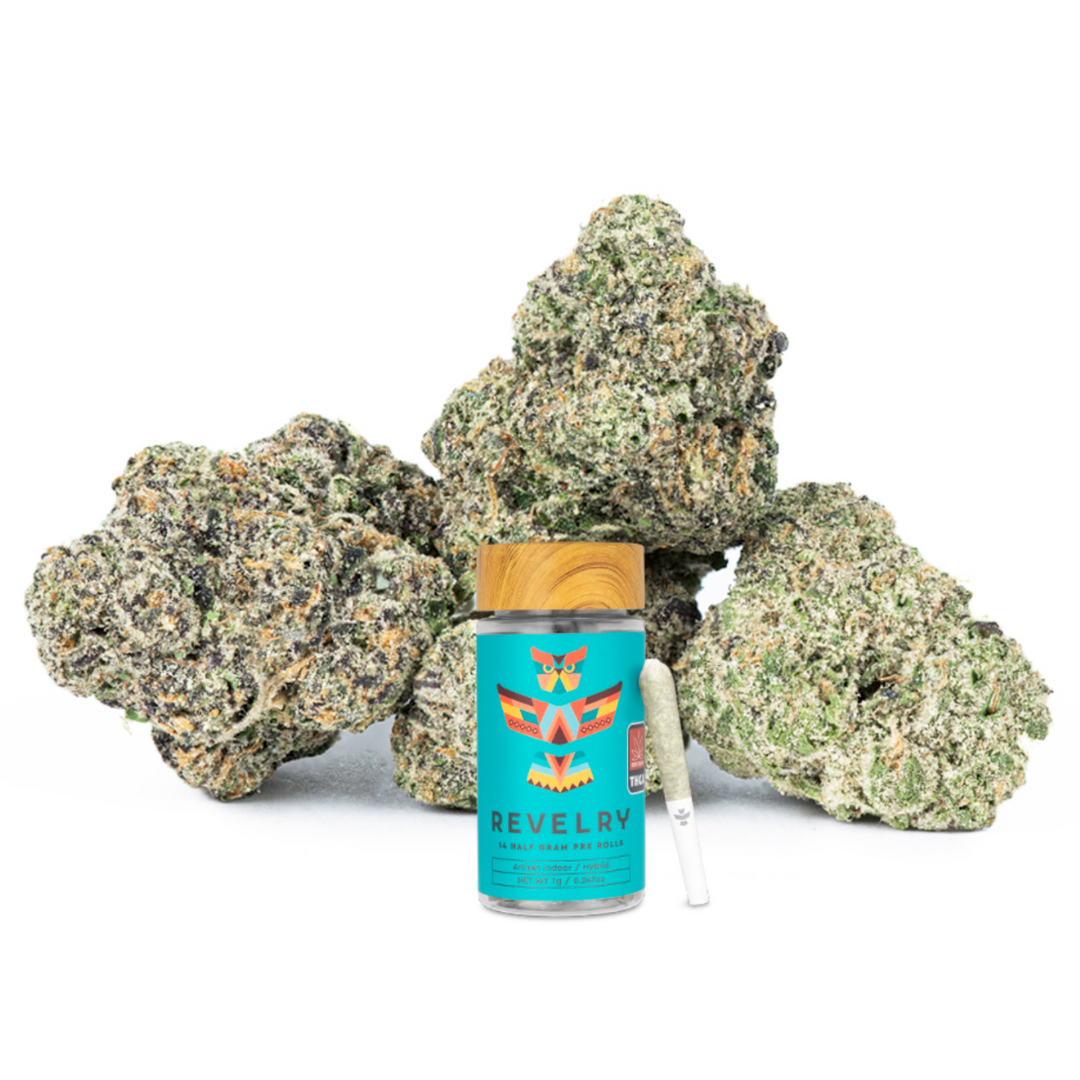 Revelry - THCA Preroll | 14 pack | Preroll | 7g / Hybrid/Lemon Cherry Gelato